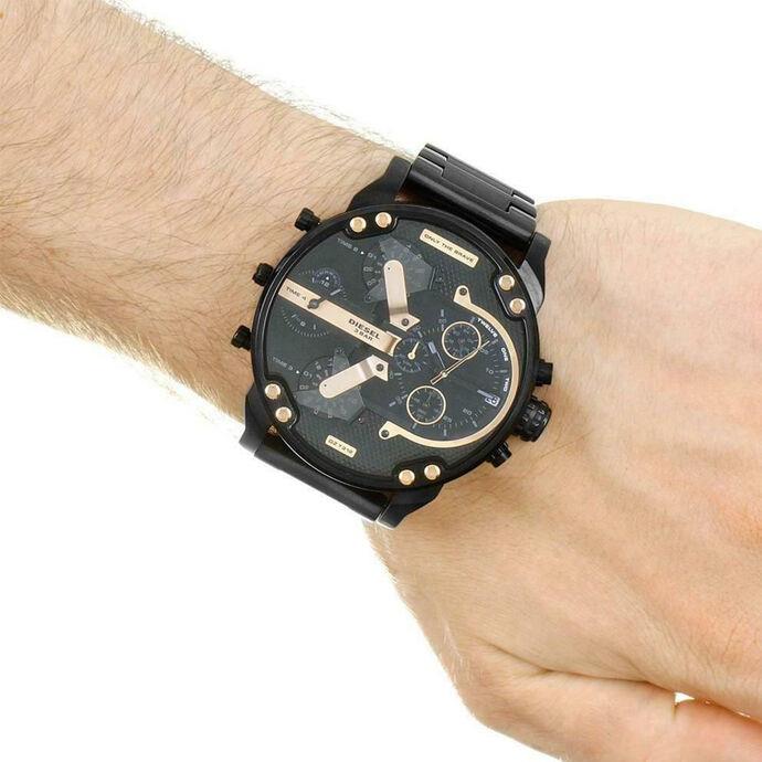 Diesel DZ7312 The Daddies Chronograph Four Time Zone Dial Men's Watch Diesel DZ7312 The Daddies Chronograph Four Time Zone Dial Men's Watch